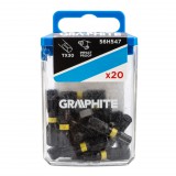 GRAPHITE Torziós ütvecsavarozó bit TX30 x 25mm, 20db 56H547