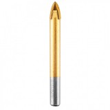 GRAPHITE Univerzális 4 élű üvegfúró, fa, műanyag, fém, kőzet, kerámia fúráshoz, 12mm (56H407)