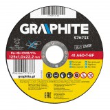GRAPHITE Vágókorong fémhez 125x1mm INOX 57H733