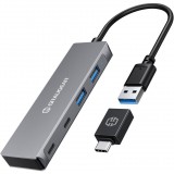 Graugear G-HUB2A2C-AC USB 3.0 HUB (4 port) (G-HUB2A2C-AC)