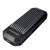 Graugear G-M202-AC-10G USB-C Külső M.2 NVMe SSD Ház - Fekete (G-M202-AC-10G)