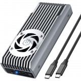 GrauGear G-M206-20G-F M.2 USB3.2 Gen2x2 Külső SSD ház - Ezüst (G-M206-20G-F)