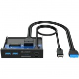 Graugear G-MP01CR USB 3.2 Gen 2 Key A portbővítő (G-MP01CR)
