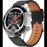 Gravity GT4-5 Férfi Okosóra 1.39" TFT Érintőkijelző Fekete Bőrszíj IP67 (GT4-5)