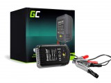 Green Cell AGM savas zselés akkumulátor / akku töltő 2V / 6V / 12V (0.6A) krokodil csipesszel ACAGM05