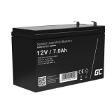 Green Cell AGM04 UPS akkumulátor Zárt savas ólom (VRLA) 12 V 7 Ah