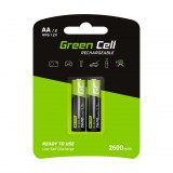 Green Cell akkumulátor / akku 2x AA HR6 2600mAh GR05