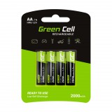 Green Cell akkumulátor / akku 4x AA HR6 2000mAh GR02