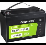Green Cell CUBE LiFePO4 100Ah 12.8V 1280Wh lítium-vas-foszfát akkumulátor (LFPGC12V100AH)
