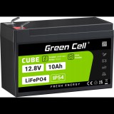 Green Cell CUBE LiFePO4 10Ah 12.8V 128Wh lítium-vas-foszfát akkumulátor (LFPGC12V10AH)
