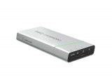 Green Cell PBPLGC20P külső akkumulátor Lítium-ion (Li-ion) 20800 mAh Alumínium, Fekete, Zöld, Világosszürke, Ezüst