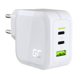 Green Cell PowerGaN 65W hálózati töltő 2xUSB-C, 1xUSB-A (CHARGC08W) (CHARGC08W)