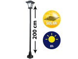 GREEN ENERGY LTD Napelemes kandeláber kerti lámpa napelemmel 200 cm beépített akkumulátorral