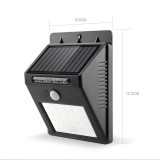 GREEN ENERGY LTD Napelemes mozgásérzékelős fali lámpa 4W 12 SMD LED beépített akkumulátorral mozgásérzékelővel