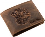 GreenDeed kutyás bőr pénztárca rottweiler mintával