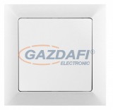 GREENLUX GXKP032 Kétpólusú kapcsoló jelzőfénnyel PREMIUM fehér 250V 10A