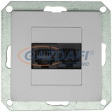 GREENLUX GXKP150 PREMIUM 2 PC M-S Dupla kommunikációs csatlakozóaljzat 2x8pin (2xRJ45) ezüst