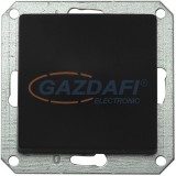 GREENLUX GXKP515 PREMIUM VP-1 M-N Egypólusú kapcsoló matt fekete 10A