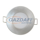 GREENLUX GXLL024 LED BONO süllyesztett kerek SMD LED lámpa matt króm 5W meleg fehér