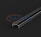 GREENLUX GXLP203 Búra E, E3, F, F1, V, U alumínium profilhoz, polikarbonát átlátszó