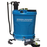 GreenPower AKKUMLÁTOROS ÉS KÉZI MŰKÖDTETÉSÜ HÁTIPERMETEZŐ 16 LITERES