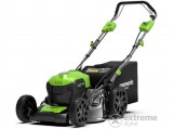 GREENWORKS GD40LM46SPK4  Fűnyíró fűgyűjtős, akkumulátoros, önjáró  40v, 46cm, akku- és töltővel