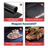 Grill sütőlap, grill alátét (tapadásmentes)
