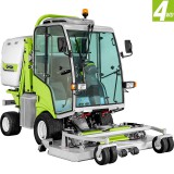 GRILLO FD 2200 TS 4WD magas ürítésű frontkaszás fűnyíró traktor (Vágóasztallal, kabinnal) Yanmar 4TNV88C Stage5 diesel motor 2190ccm 46,6Le 155cm 15500m2/óra - négykerék hidrós hajtás