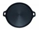 Grillserpenyő öntöttvas, bordázott (öntöttvas sütőlap) (12003)