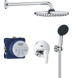 Grohe Start Edge króm Rejtett zuhanyrendszer Vitalio Start 250 fejzuhannyal - Gr.25293000
