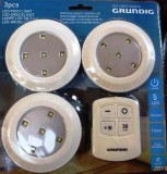 Grundig 3 db-os led világítás távirányítóval