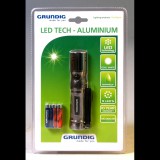 Grundig TORCH-9LED-ALU Elemes LED Elemlámpa 60 lumen - Fekete (TORCH-9LED-ALU 3AAA-GR)