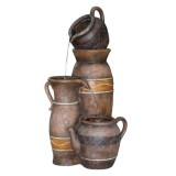 Grünman Kerti szökőkút szivattyúval, 35x35x75 cm