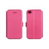 GSMLIVE HTC One M8 rózsaszín pink szilikon keretes könyvtok