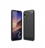GSMLIVE Huawei Nova 3 szilikon tok, fekete, Carbon fiber