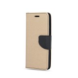 GSMLIVE Huawei P40 Pro telefon tok, könyvtok, oldalra nyíló tok, mágnesesen záródó, arany-fekete, Fancy