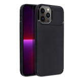 GSMLIVE iPhone 13 Pro Max (6.7") szilikon tok, hátlap tok, carbon mintás, kamera védelem, fekete, Carbon Premium