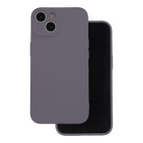 GSMLIVE iPhone 15 Pro (6.1") szilikon tok, hátlap tok, velúr belső, szürke, matt, Silicone Case