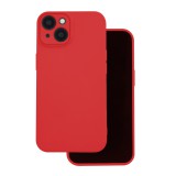 GSMLIVE iPhone 17 Air (6.5") szilikon tok, hátlap tok, velúr belső, piros, matt, Silicone Case