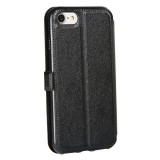 GSMLIVE Microsoft Lumia 430 fekete szilikon keretes könyvtok