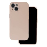 GSMLIVE Samsung Galaxy A15 szilikon tok, hátlap tok, velúr belső, bézs, matt, SM-A156, Silicone Case