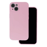 GSMLIVE Samsung Galaxy A15 szilikon tok, hátlap tok, velúr belső, rózsaszín, matt, SM-A156, Silicone Case