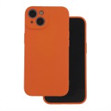 GSMLIVE Samsung Galaxy A34 szilikon tok, hátlap tok, velúr belső, narancssárga, matt, SM-A346, Silicone Case