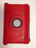 GSMLIVE Samsung Galaxy Tab 2 (7") tablet könyvtok, 360° forgatható, piros, SM-P3100, SM-P3105