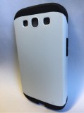 GSMLIVE Samsung I9300 I9301 I9305 Galaxy S3 Fehér Armor Kemény Hátlap Tok