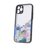 GSMLIVE Xiaomi Redmi Note 11 Pro 4G hátlap tok, TPU tok, fekete, Ultra Trendy city 3