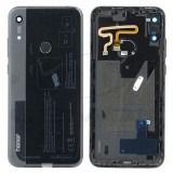 GSMOK Akkumulátor ház Huawei Honor 8A fekete 02352lav Eredeti szervizcsomag