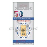 GSMOK IPHONE 12 PRO MAX - üvegkerámia üvegfólia MATT 5D fekete