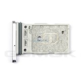 GSMOK Sim Kártya Tartó Samsung F926 Galaxy Fold Ezüst Gh98-46829C [Eredeti]