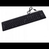 GT VERK 06180_CZ Rugalmas PC billentyűzet, szilikon, fekete (7001)